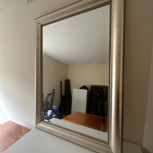 Contemporary Gold Frame Mirror